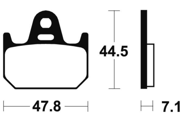 Bremsbeläge TECNIUM MA159 Organisch