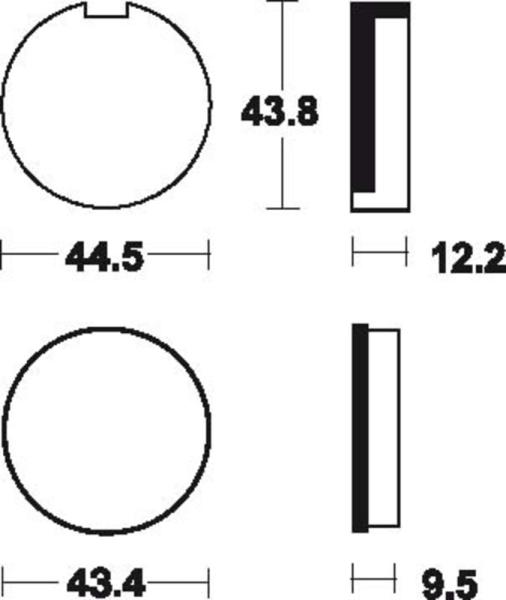 Bremsbeläge TECNIUM MA16 Organisch