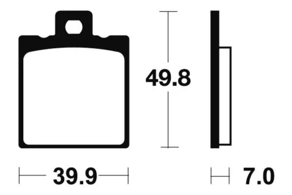 Bremsbeläge TECNIUM MA237 Organisch