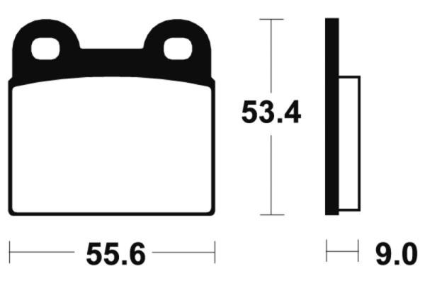 Bremsbeläge TECNIUM MA27 Organisch