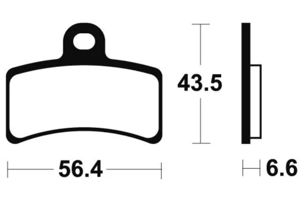 Bremsbeläge TECNIUM MA315 Organisch