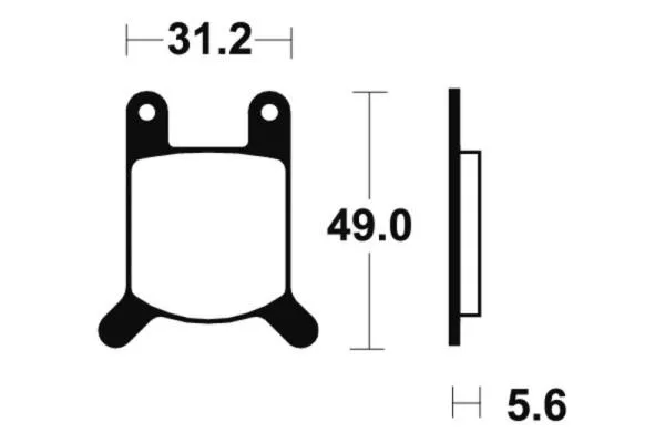 Bremsbeläge TECNIUM MA32 Organisch