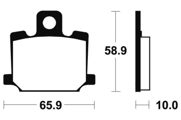 Bremsbeläge TECNIUM MA35 Organisch