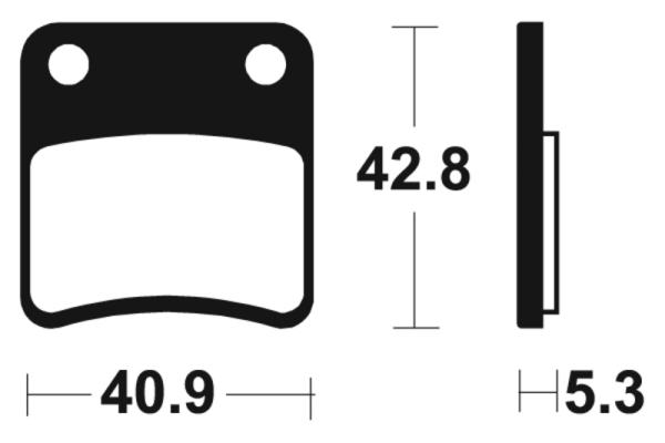 Bremsbeläge TECNIUM MA379 Organisch