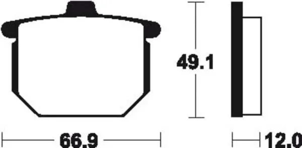 Bremsbeläge TECNIUM MA8 Organisch