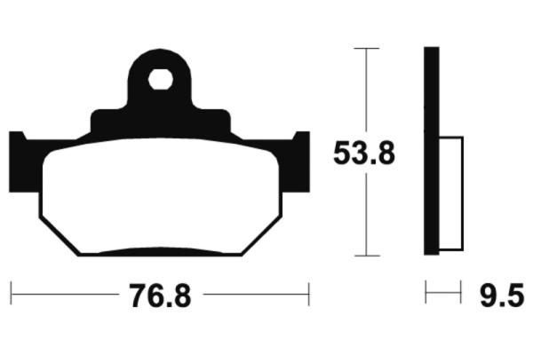 Bremsbeläge TECNIUM MA82 Organisch