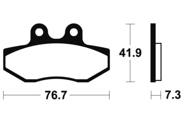 Bremsbeläge TECNIUM ME317 Organisch