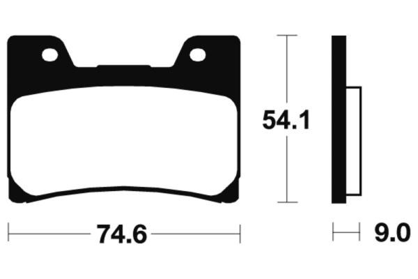 Bremsbeläge TECNIUM MF145 Sintermetall