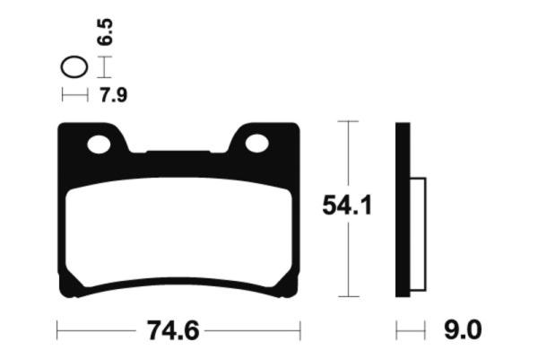 Bremsbeläge TECNIUM MF165 Sintermetall