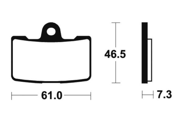 Bremsbeläge TECNIUM MF356 Sintermetall