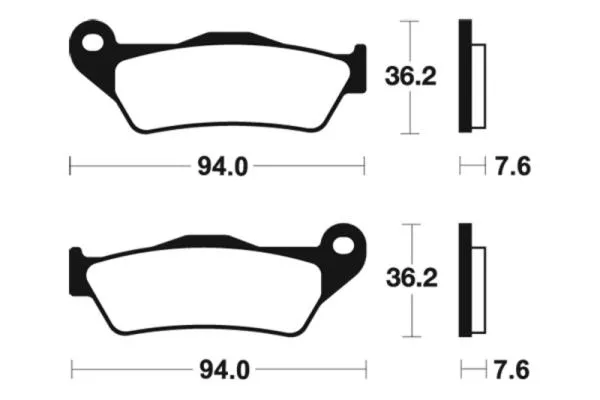 Bremsbeläge TECNIUM MO171 Sintermetall