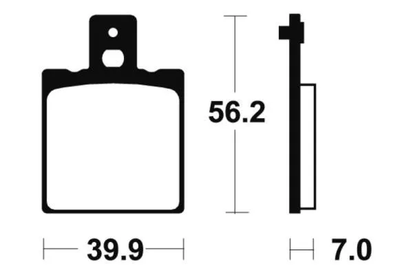 Bremsbeläge TECNIUM MO19 Sintermetall