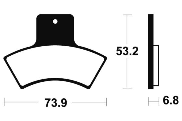 Bremsbeläge TECNIUM MO255 Sintermetall