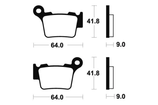 Bremsbeläge TECNIUM MO291 Sintermetall