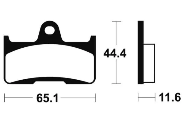 Bremsbeläge TECNIUM MO299 Sintermetall