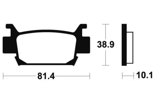 Bremsbeläge TECNIUM MO329 Sintermetall