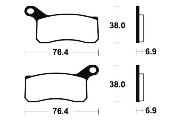 Bremsbeläge TECNIUM MO366 Sintermetall