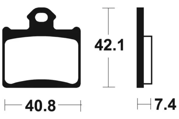 Bremsbeläge TECNIUM MO372 Sintermetall