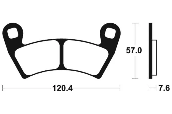 Bremsbeläge TECNIUM MO397 Sintermetall