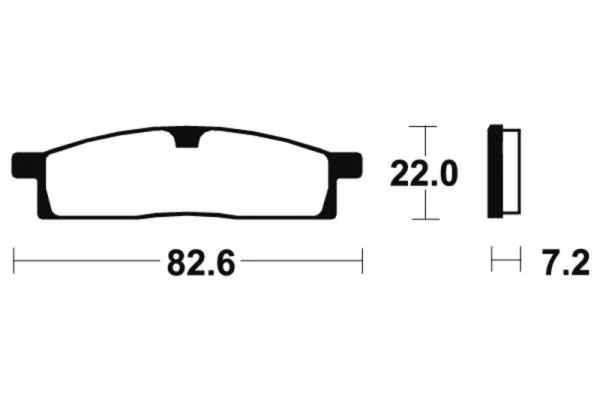 Bremsbeläge TECNIUM MO89 Sintermetall