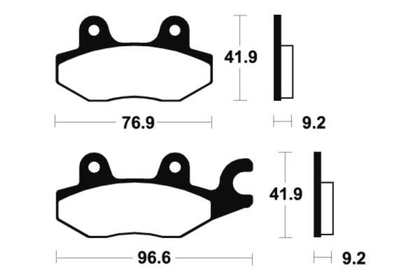 Bremsbeläge TECNIUM MSS188 Sintermetall