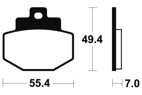 Bremsbeläge TECNIUM MSS272 Sintermetall