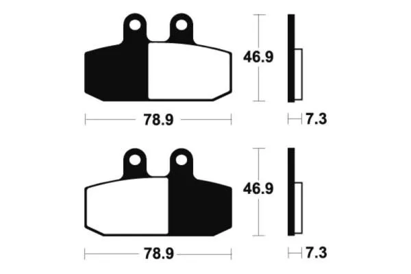 Bremsbeläge TECNIUM MSS293 Sintermetall