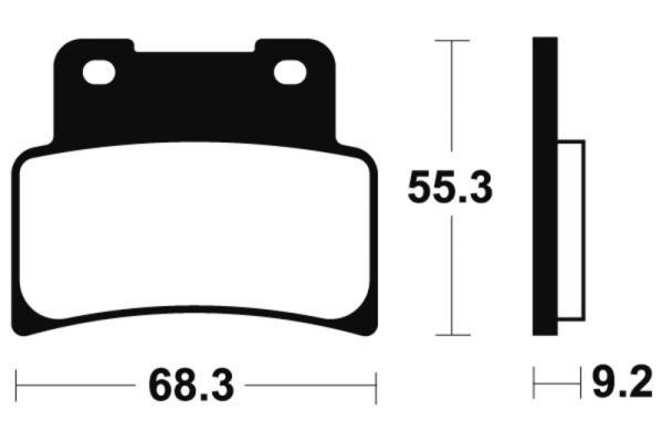 Bremsbeläge TECNIUM MSS344 Sintermetall