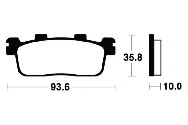 Bremsbeläge TECNIUM MSS363 Sintermetall