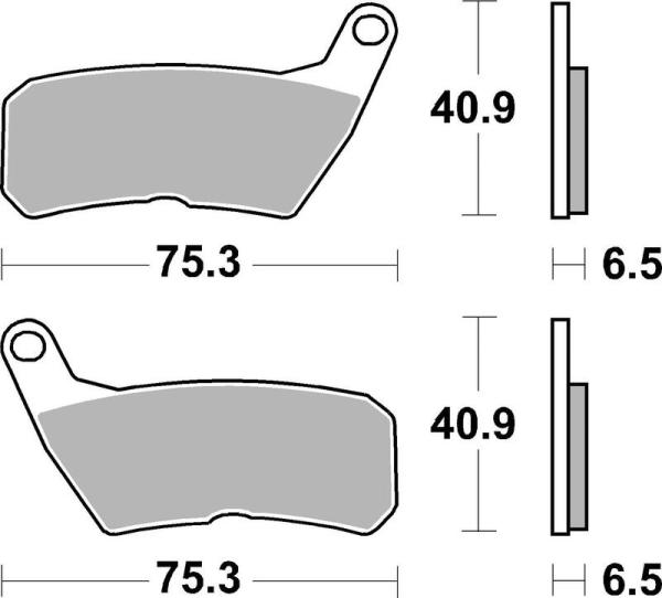 Bremsbeläge TECNIUM MA428 Organisch