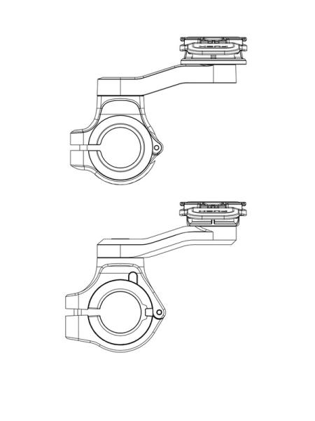 Lenkerhalterung QUAD LOCK für Lenkerbefestigung