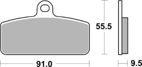 Bremsbeläge TECNIUM MO459 Sintermetall