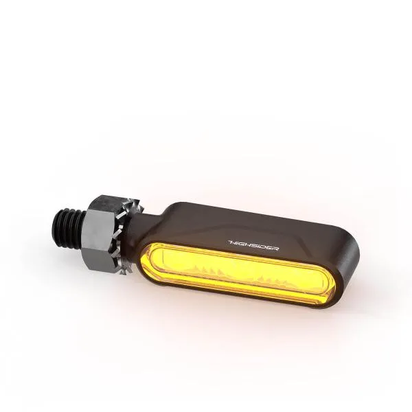 LED Blinker HIGHSIDER ESAGANO-RS, schwarz, E-geprüft