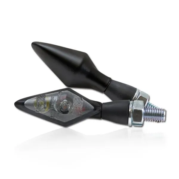 LED Blinker SPARK mit Positionslicht, schwarz, E-geprüft