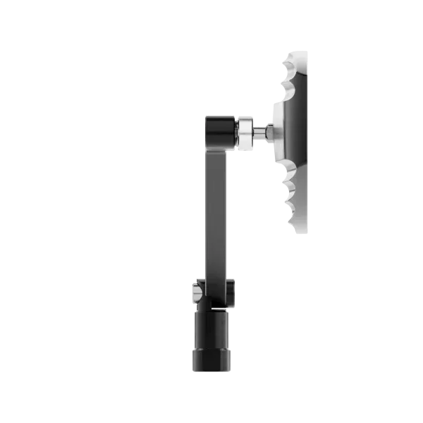 Lenkerspiegel Paar HIGHSIDER WAVE, silber, E-​geprüft, M10 Gewinde