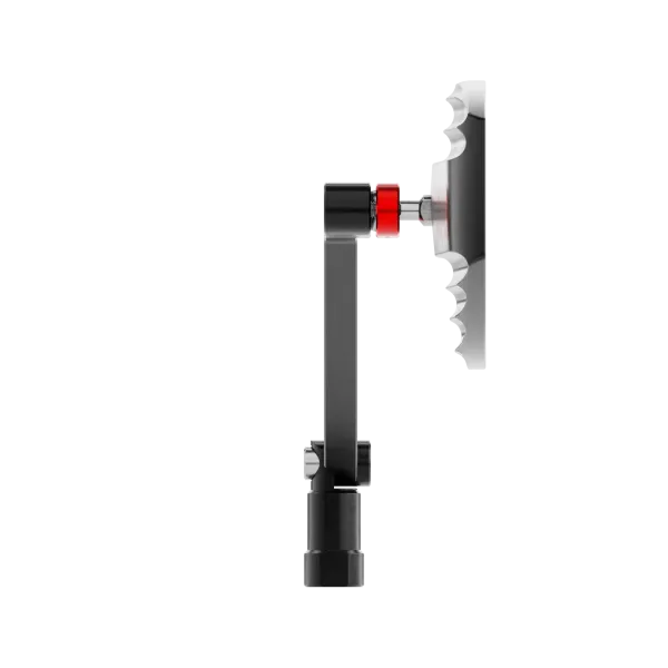 Lenkerspiegel Paar HIGHSIDER WAVE, rot, E-​geprüft, M10 Gewinde