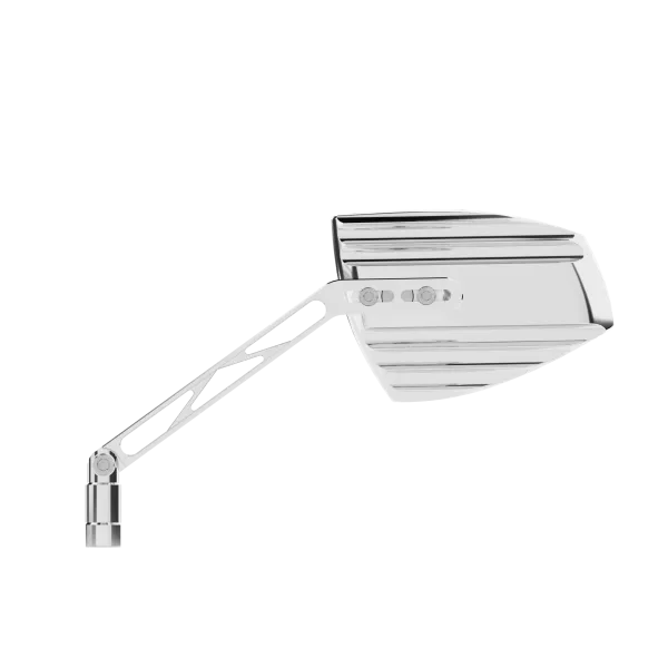 Lenkerspiegel Paar HIGHSIDER WAVE, chrom, E-​geprüft, M10 Gewinde