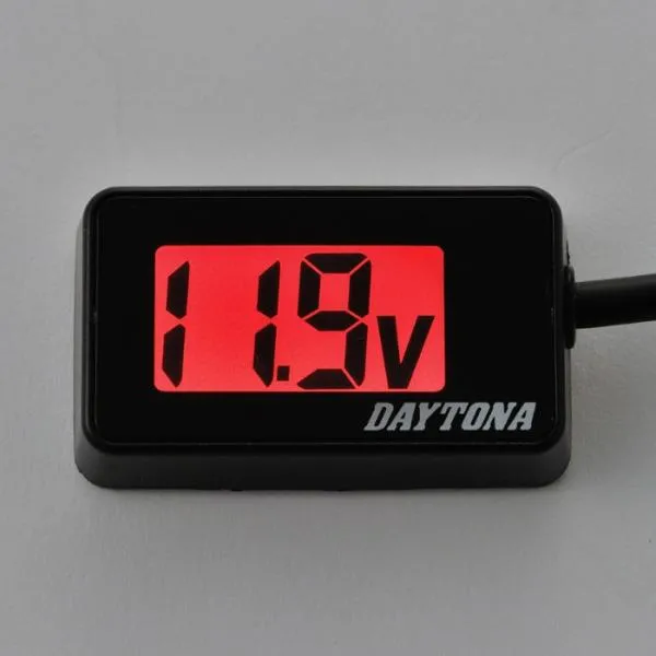 Digitale LCD Batteriespannungsanzeige Voltmeter Daytona Compact