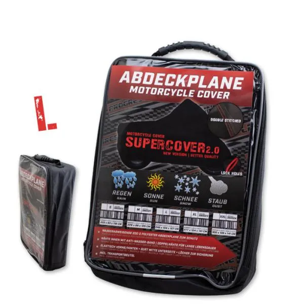 Abdeckplane Supercover 2.0, Größe L, schwarz