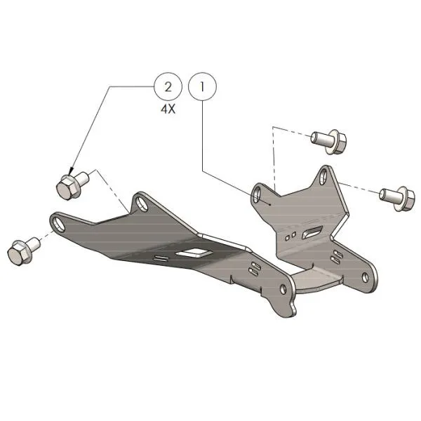 Kennzeichenhalter-Set PROGRESS LINE für Honda CB 650 R (21-24) CBR 650 R (21-24)