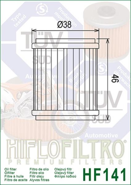 Ölfilter HIFLOFILTRO HF141