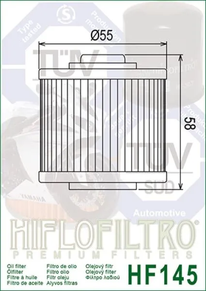 Ölfilter HIFLOFILTRO HF145