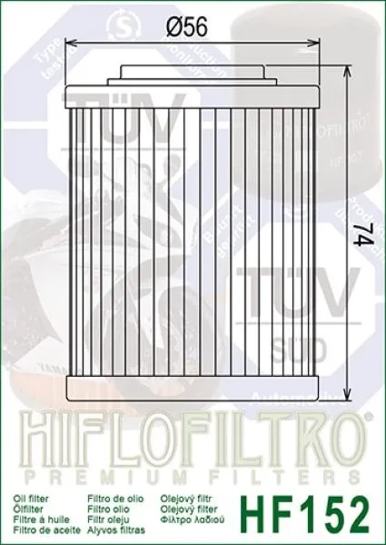 Ölfilter HIFLOFILTRO HF152