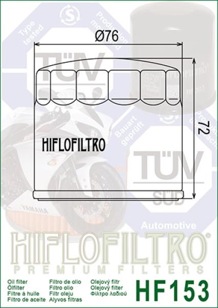 Ölfilter HIFLOFILTRO HF153