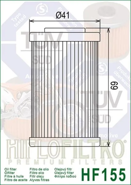 Ölfilter HIFLOFILTRO HF155