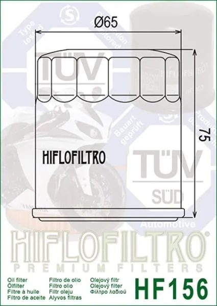 Ölfilter HIFLOFILTRO HF156 für KTM