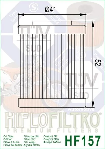 Ölfilter HIFLOFILTRO HF157