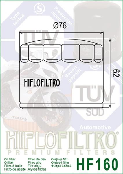 Ölfilter HIFLOFILTRO HF160