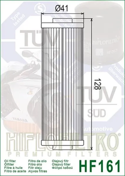 Ölfilter HIFLOFILTRO HF161 für BMW