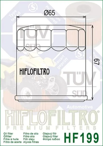 Ölfilter HIFLOFILTRO HF199